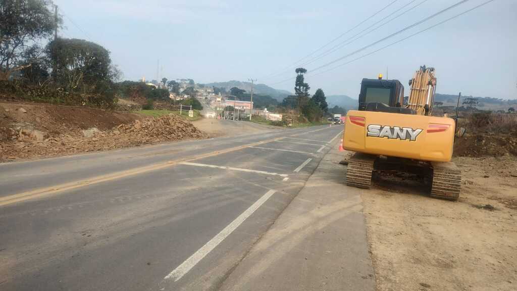 Construção do trevo de acesso a Painel começa na SC114