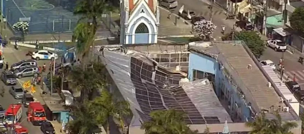 Teto do Santuário do Morro da Conceição desaba no Recife; duas mortes são confirmadas