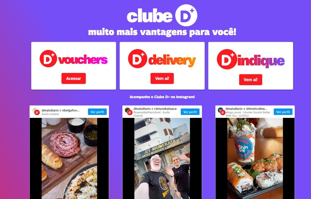 Grupo Diário lança o D+ Delivery com 87 parceiros em Santa Maria