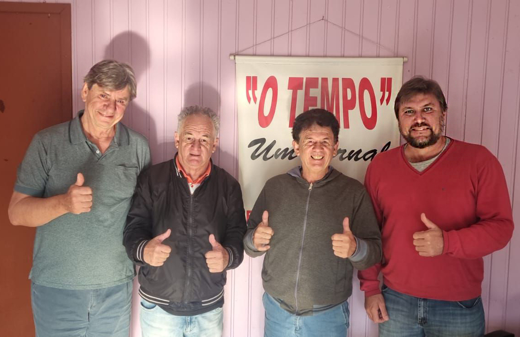 Candidatos  a Prefeito e Vice-prefeito de Capinzal em visita na Redação de O TEMPO jornal de fato