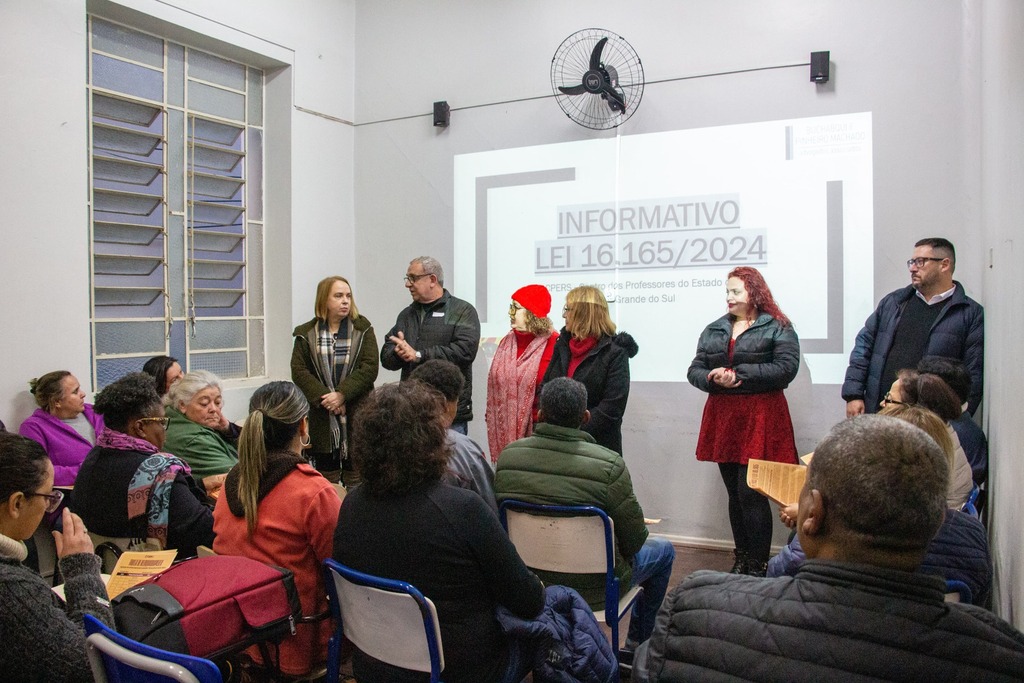 Terceira semana de plenárias leva debate sobre a Lei 16.165 aos núcleos do CPERS