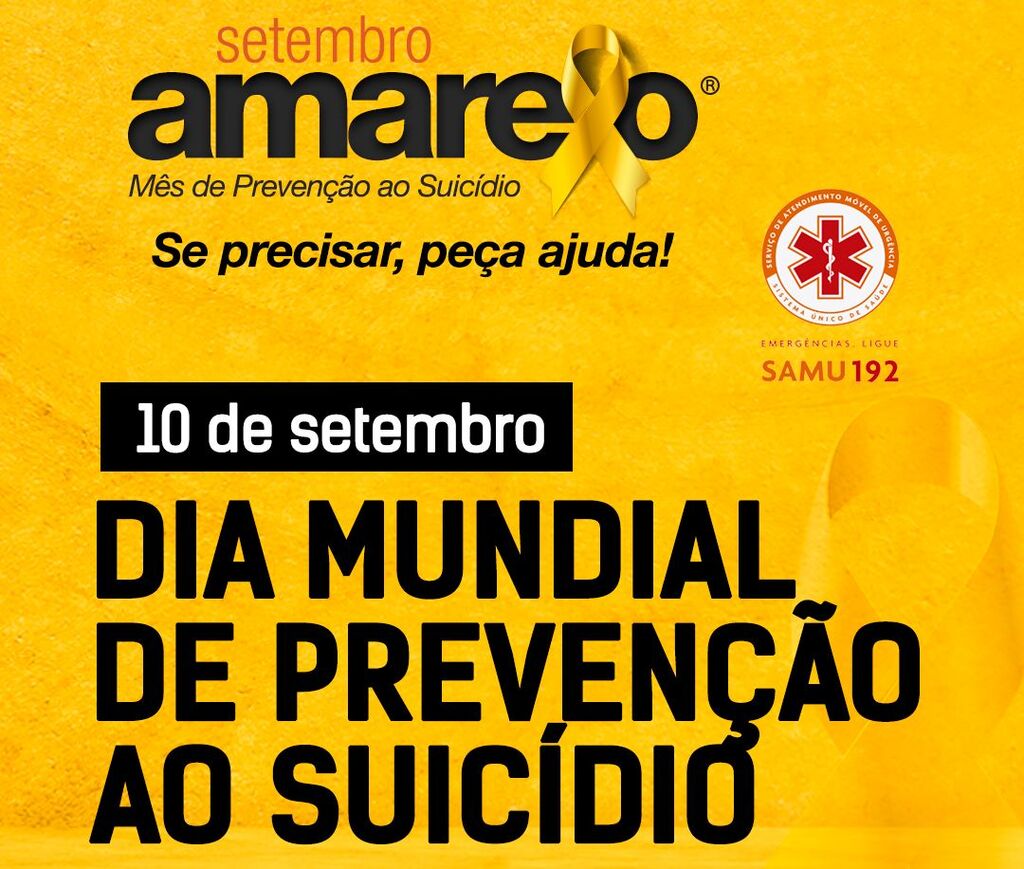 Setembro Amarelo: Previna o Suicídio, Proteja a Vida