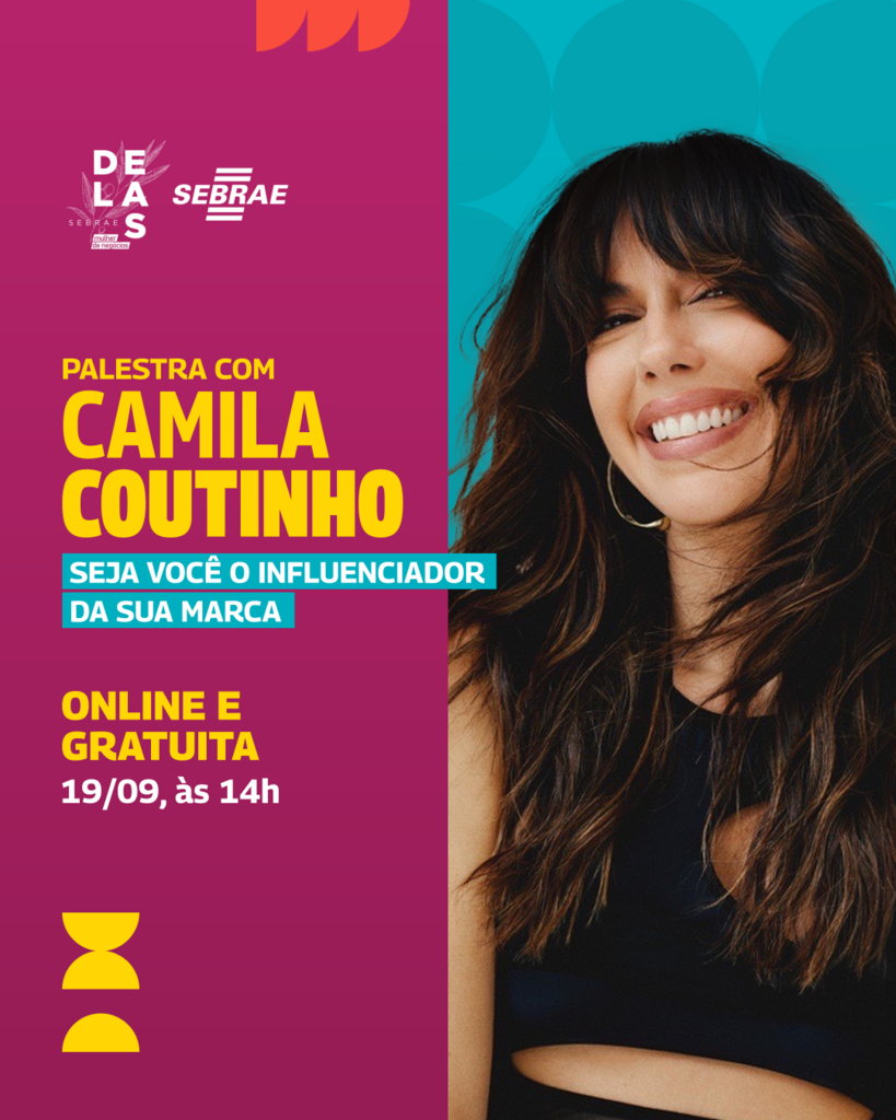 Pré-evento do Delas Summit 2024 terá palestra gratuita com Camila Coutinho