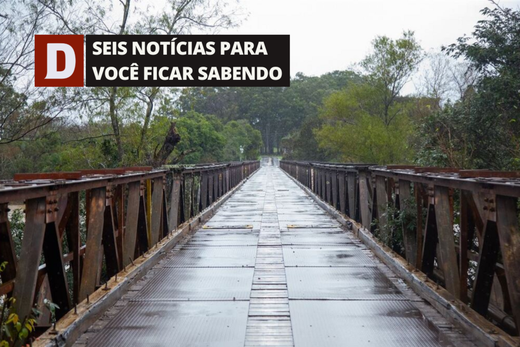 título imagem Ponte das Tunas será interrompida para reparos a partir desta quarta-feira e outras 5 notícias