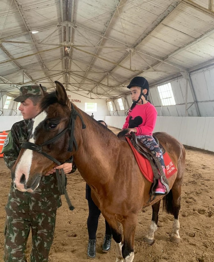 Divulgação/Centro de Equoterapia - O centro dispõe de apenas oito cavalos.