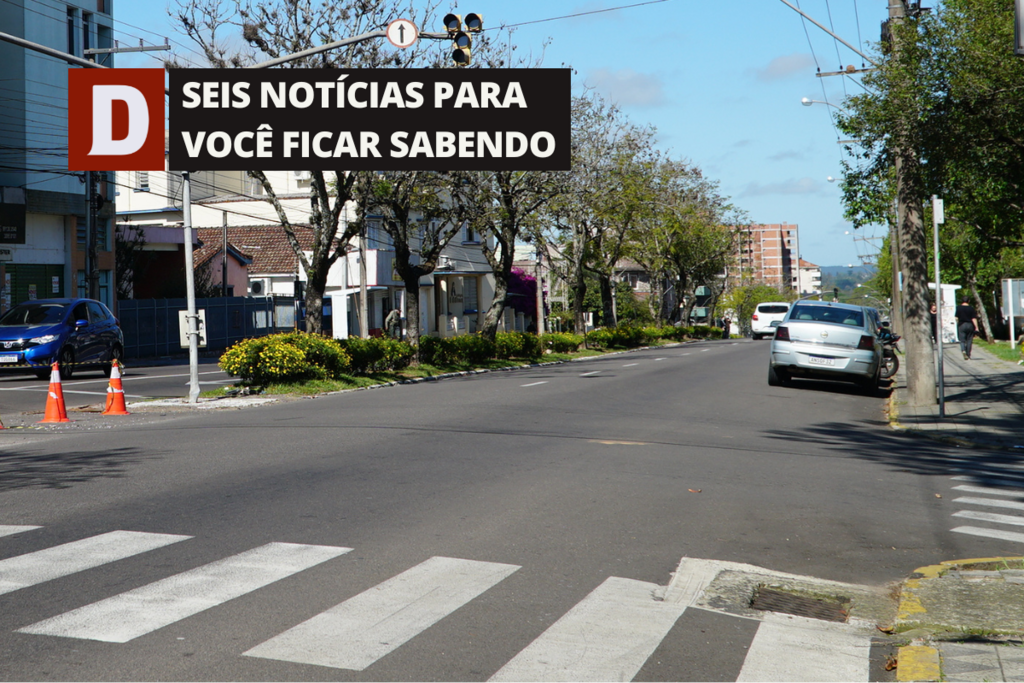 título imagem Avenida de Santa Maria terá bloqueio total nesta quinta-feira para visita de Bolsonaro e outras 5 notícias