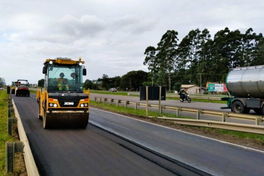 Confira o cronograma semanal de obras na BR-101 Sul