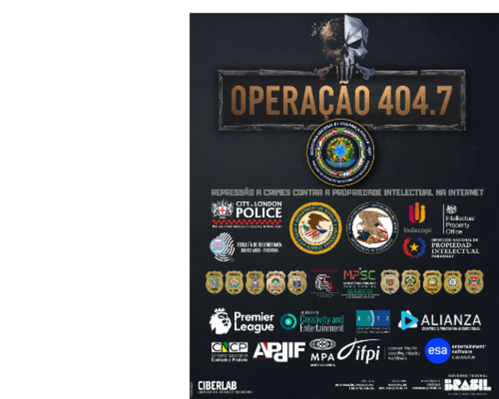 GAECO participa de Operação internacional contra a pirataria