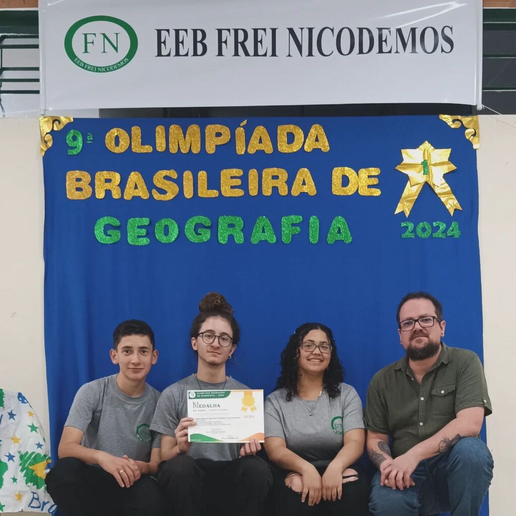 Imagem Artigo Geral Escola Frei Nicodemos representa SC na Olimpíada Brasileira de Geografia