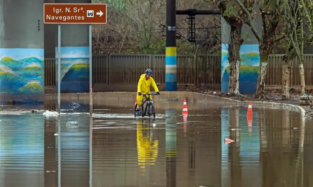 Inmet divulga alerta de perigo para o Rio Grande do Sul