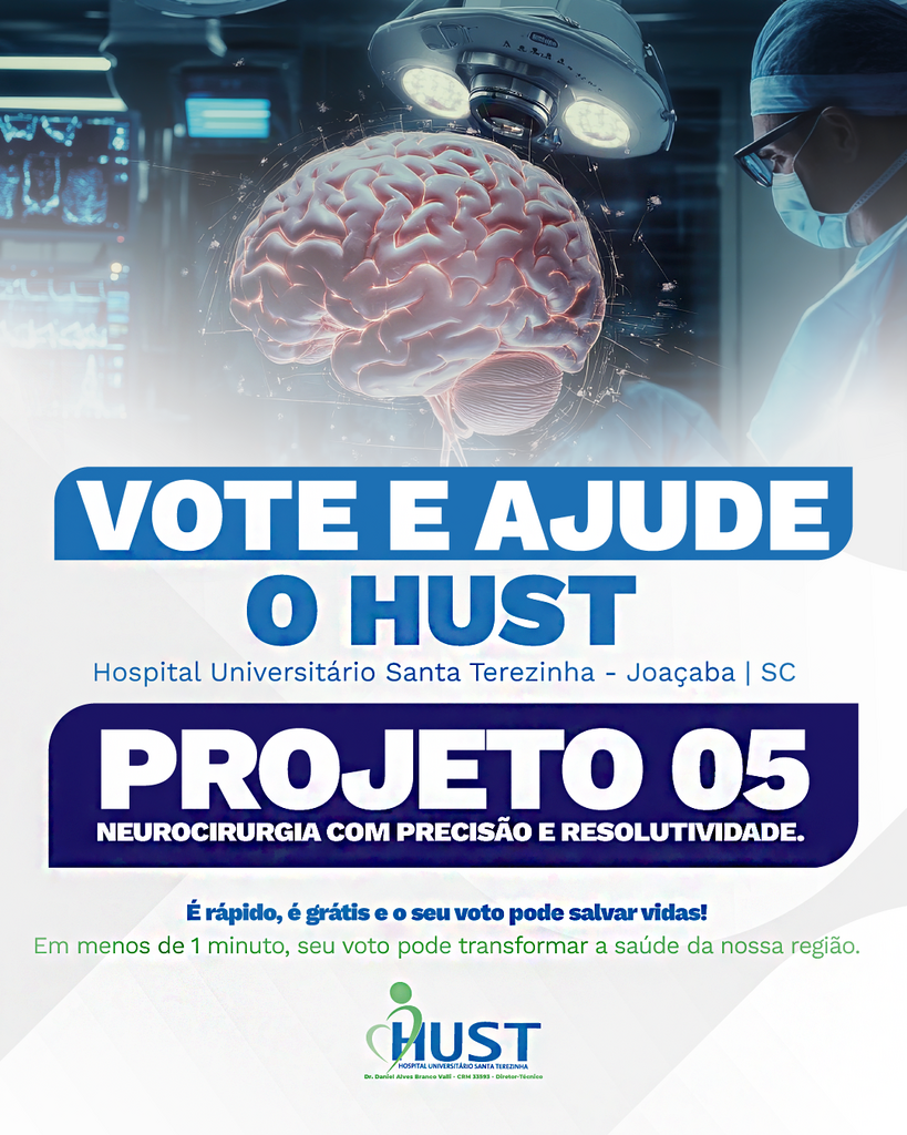 Projeto do HUST participa de votação virtual de Orçamento Participativo 2025