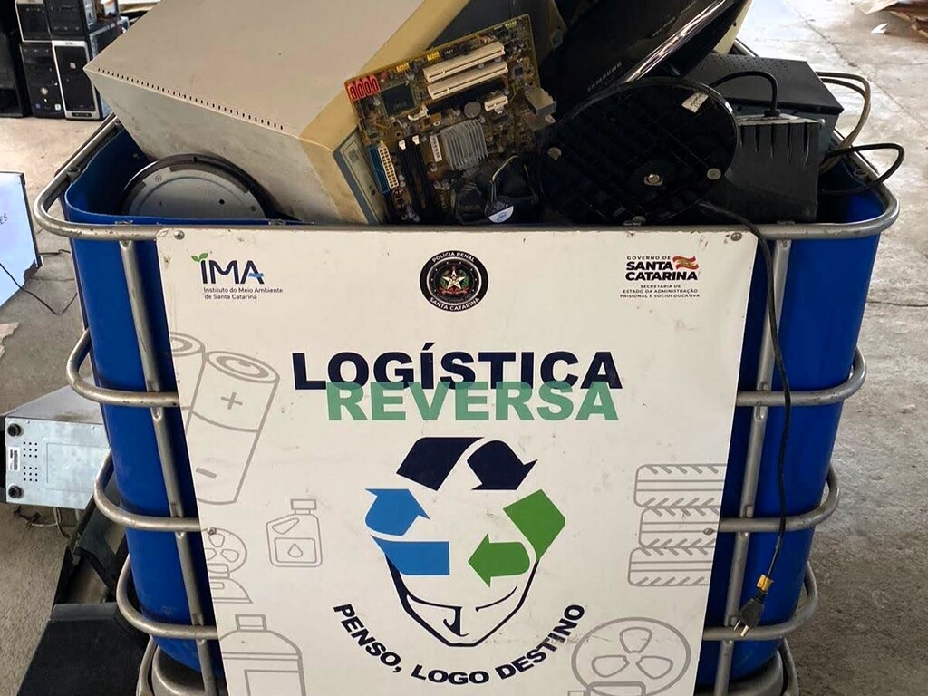 Recolhimento de resíduos de logística reversa na Serra Catarinense