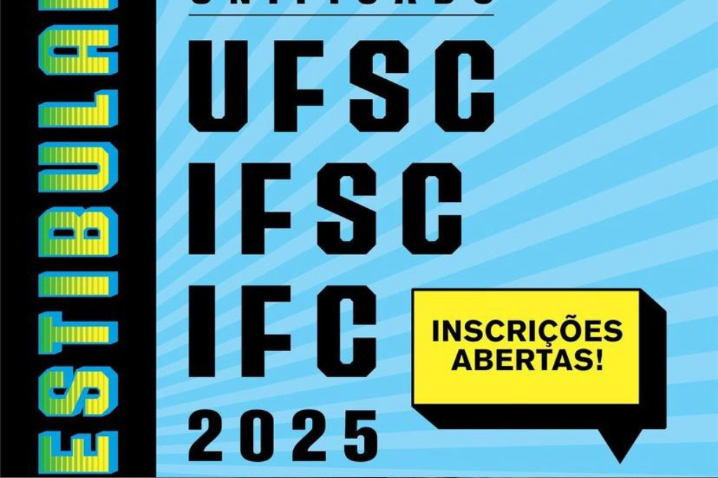 Atenção vestibulandos: inscrições para o Vestibular Unificado UFSC/IFSC/IFC 2025 estão abertas