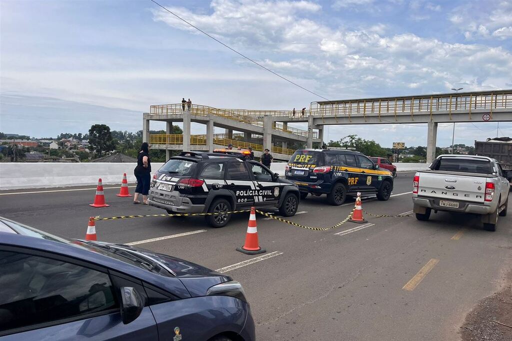 Foto: Rafael Menezes (BD, 15/12/2023) - Desde dezembro de 2023, nove pessoas morreram atropeladas em Santa Maria