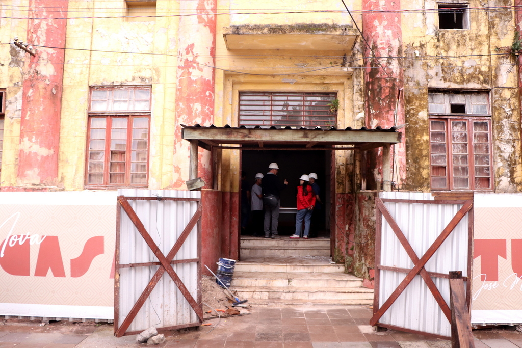 Inicia a obra de revitalização da Casa de Cultura de Santa Maria