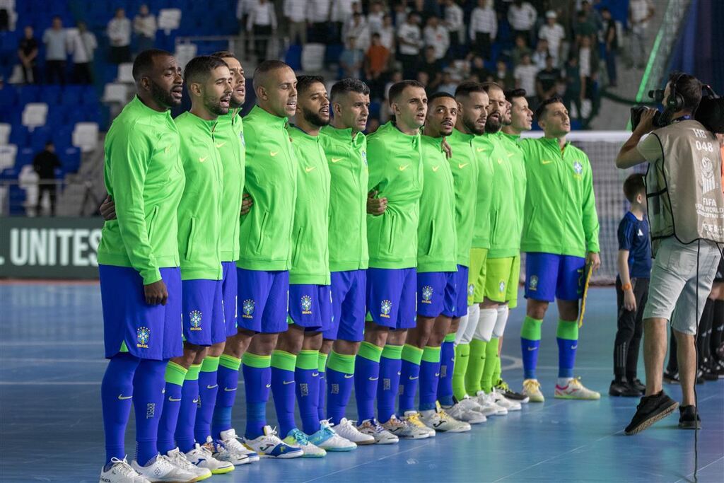 Brasil enfrenta Marrocos pelas quartas de final da Copa do Mundo de Futsal