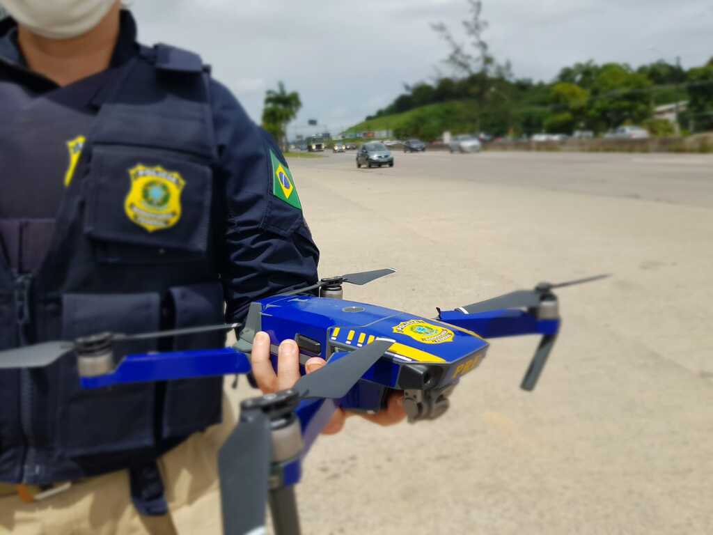 PRF passa a testar uso de drone para aplicar multas em rodovias