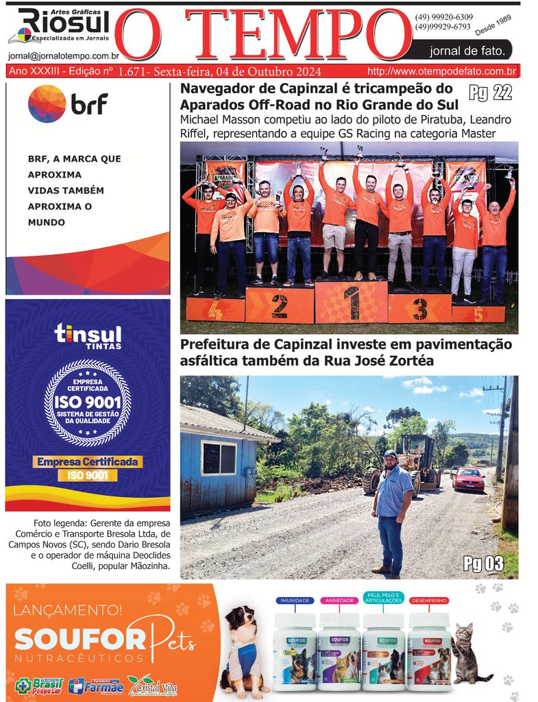 O TEMPO jornal de fato