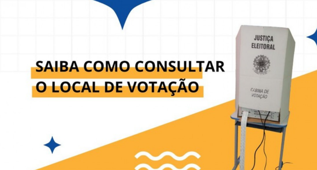 Saiba como consular o local de votação