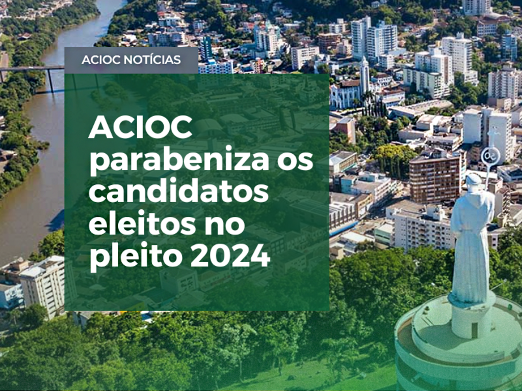 ACIOC parabeniza os candidatos eleitos e está à disposição para estreitar o diálogo sobre o Voz Única