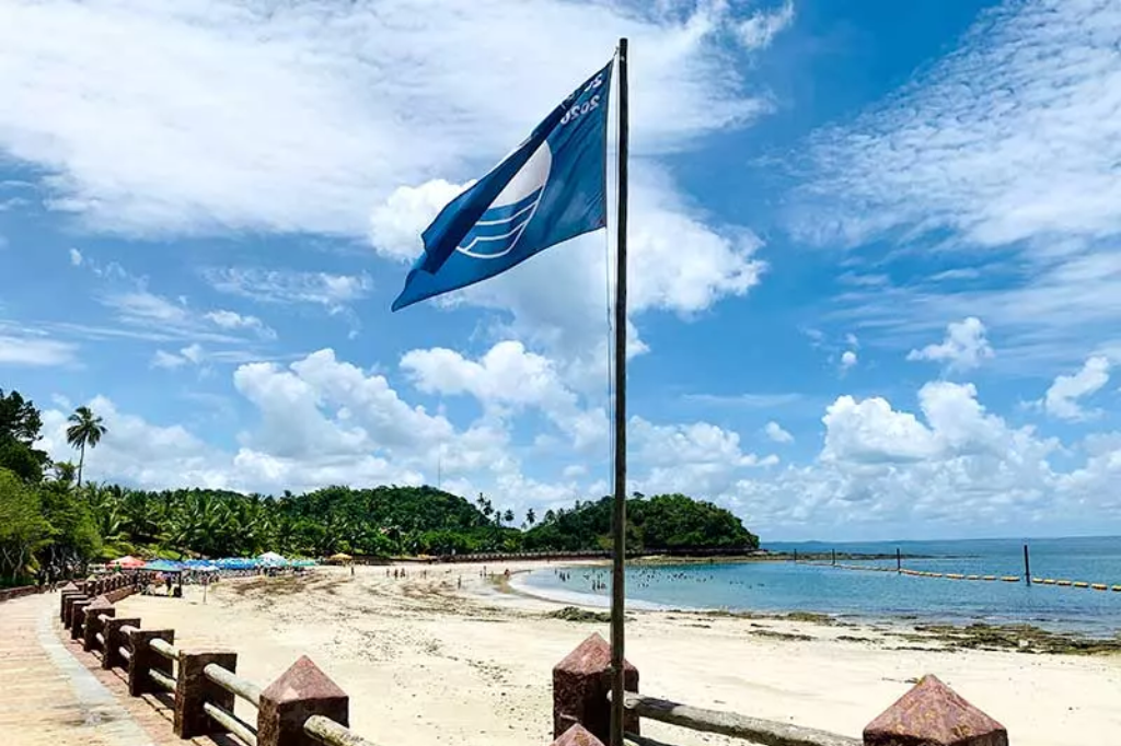 Imagem Ilha dos Frades, BA (Foto: Esse Mundo É Nosso) - Santa Catarina conquista 25 indicações ao selo Bandeira Azul para a temporada 2024/2025