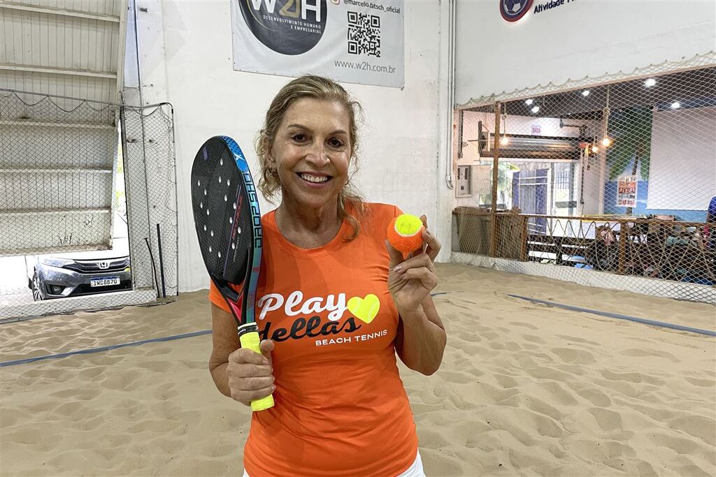 Atleta santa-mariense é convocada para representar o Estado no Campeonato Brasileiro de Beach Tennis