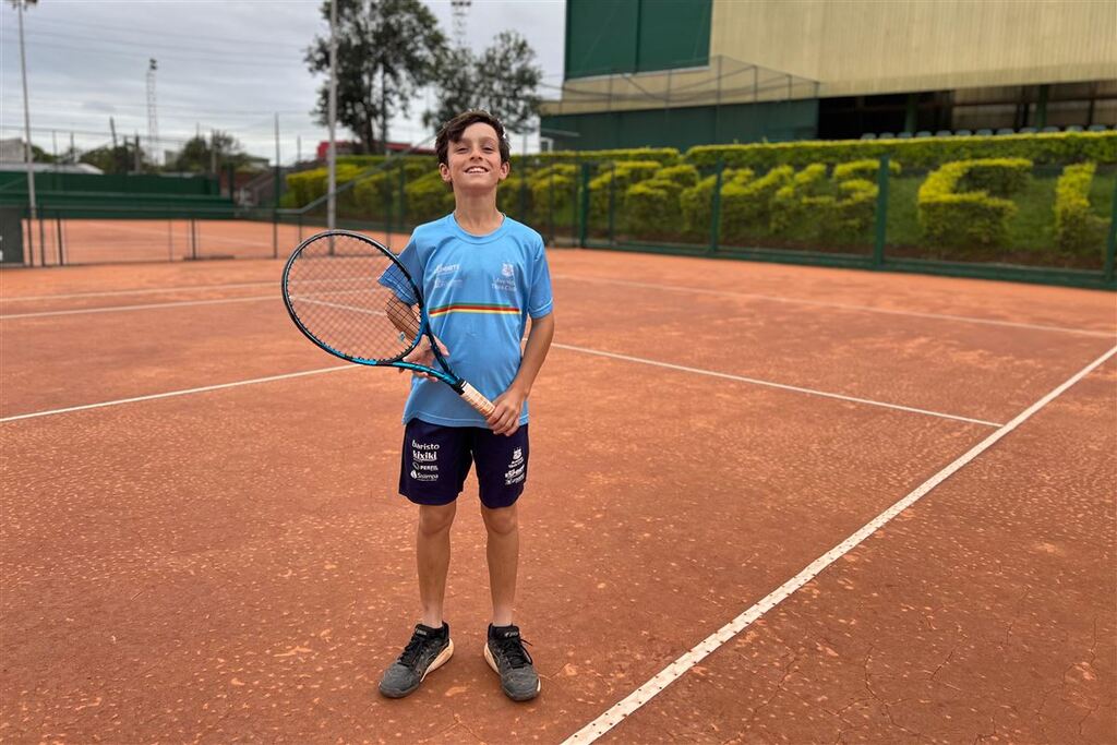 Foto: Viviane Campos (ATC) - Daniel Passini, 12 anos, irá integrar a equipe brasileira 
que representará o país na Copa Cosat, em Santa Cruz de La Sierra, na Bolívia