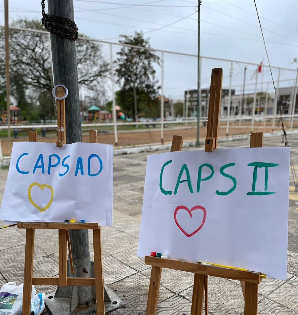 Setor de Saúde Mental realiza gincana no Parcão