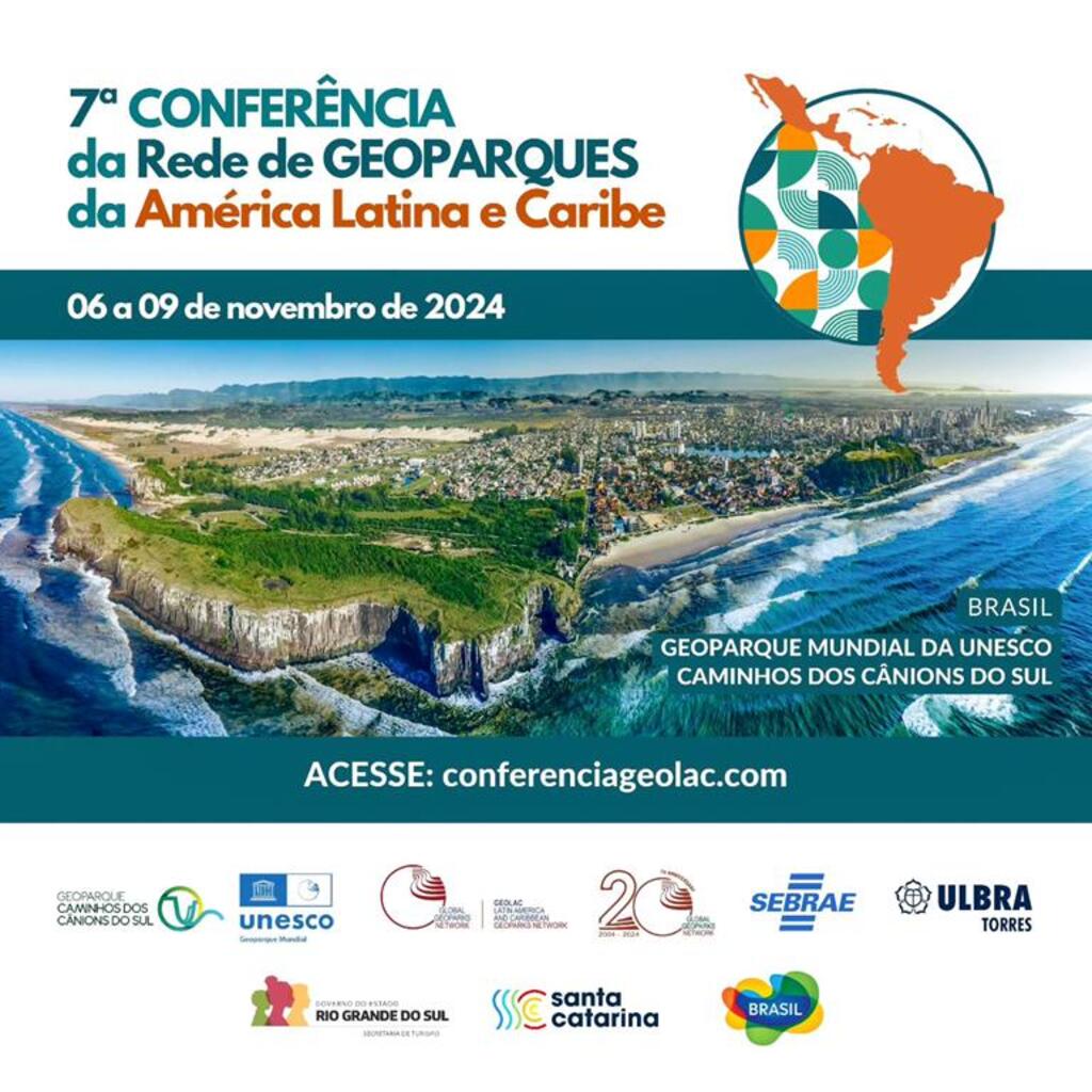 REGIÃO SERÁ PALCO DA 7ª CONFERÊNCIA DA REDE  DE GEOPARQUES DA AMÉRICA LATINA E DO CARIBE