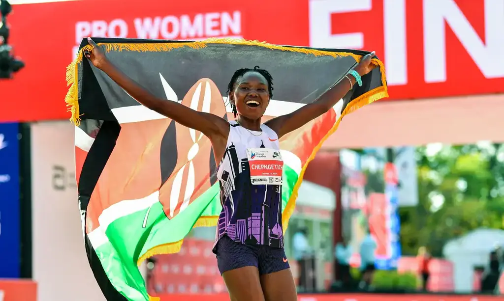 Chepmgetich quebra recorde mundial feminino da maratona de Chicago