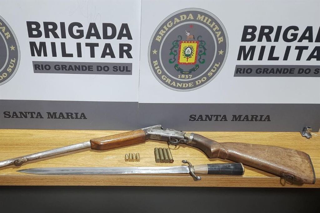 Homem é preso por porte ilegal de arma em Santa Maria