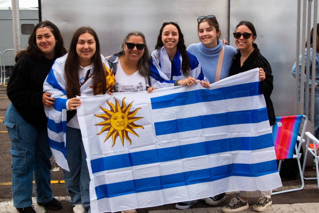 Foto: Beto Albert - o grupo veio do Uruguai para ver Luan Santana