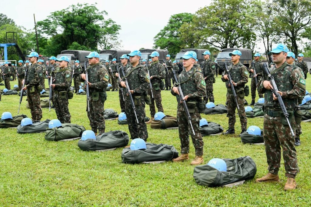 Tropas certificadas pela ONU participam de adestramento no RS