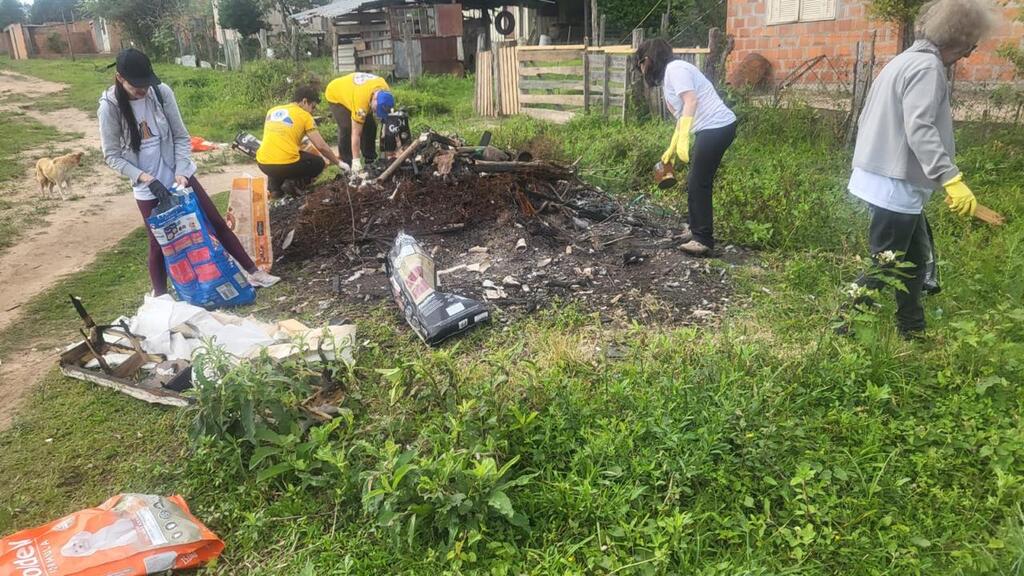 Ação do Dia Mundial da Limpeza recolhe 56 kg de resíduos na região sul de Santa Maria