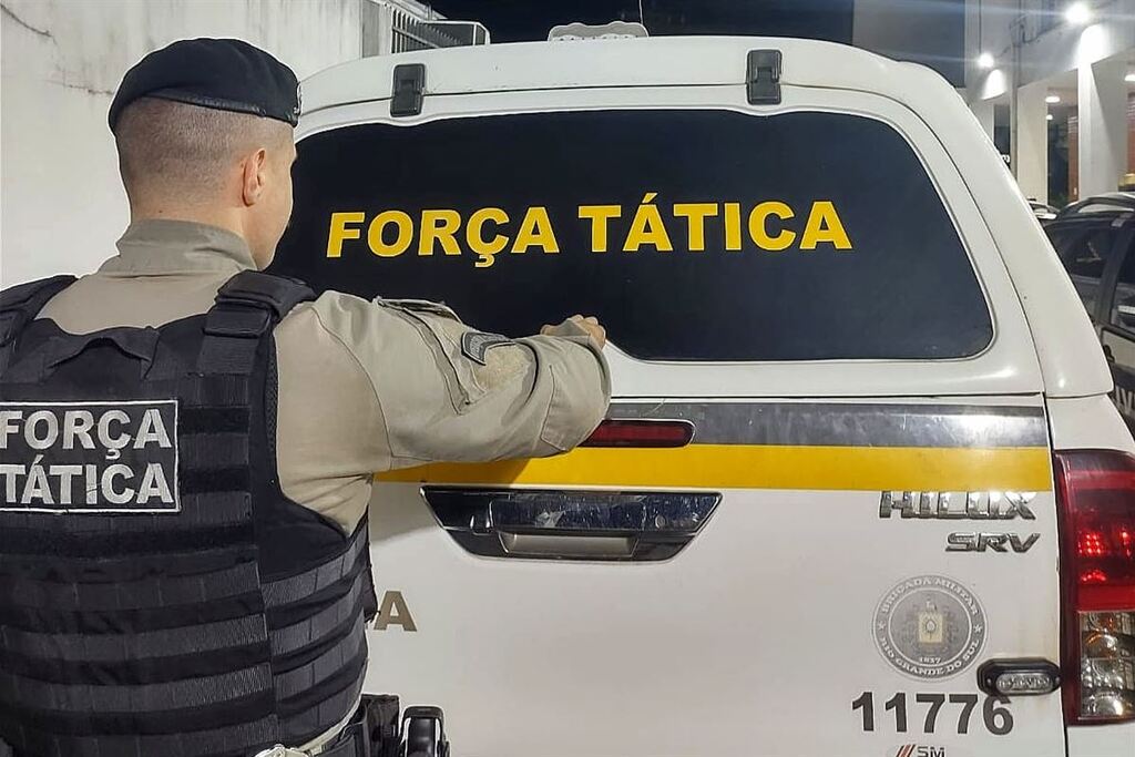 Foto: Brigada Militar - Homem foi preso no Bairro Fernando Ferrai, em Santa Maria