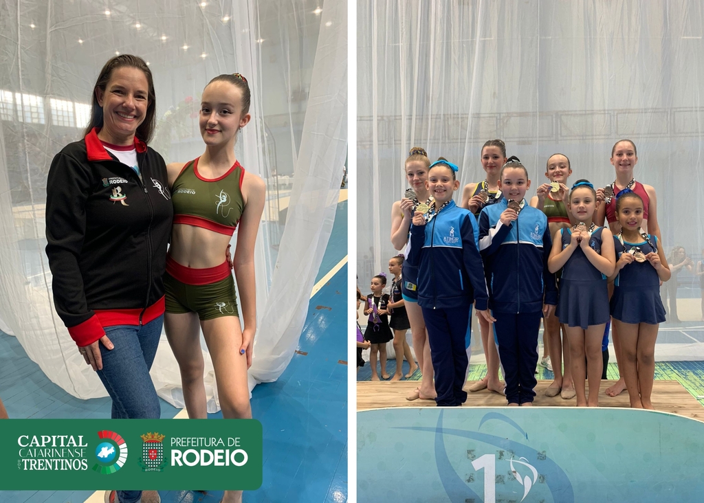 GINÁSTICA RÍTMICA DA DME RODEIO É DESTAQUE NA ESTADUAL DA COPA “PRIMEIROS PASSOS”