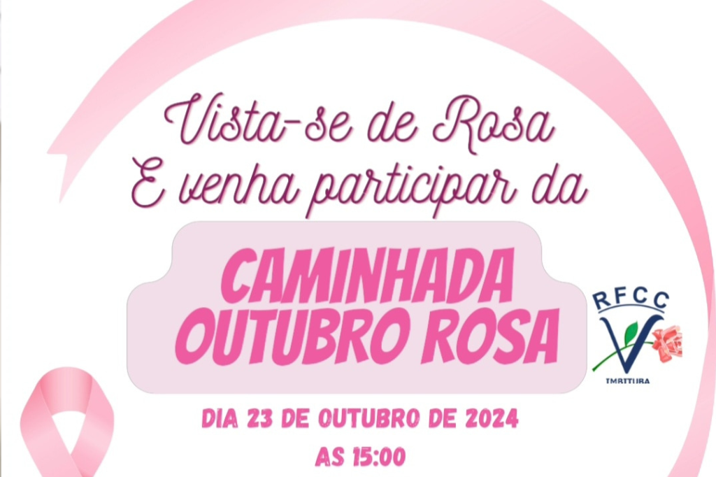 Imagem divulgação - Rede Feminina convida população a participar da Caminhada Outubro Rosa