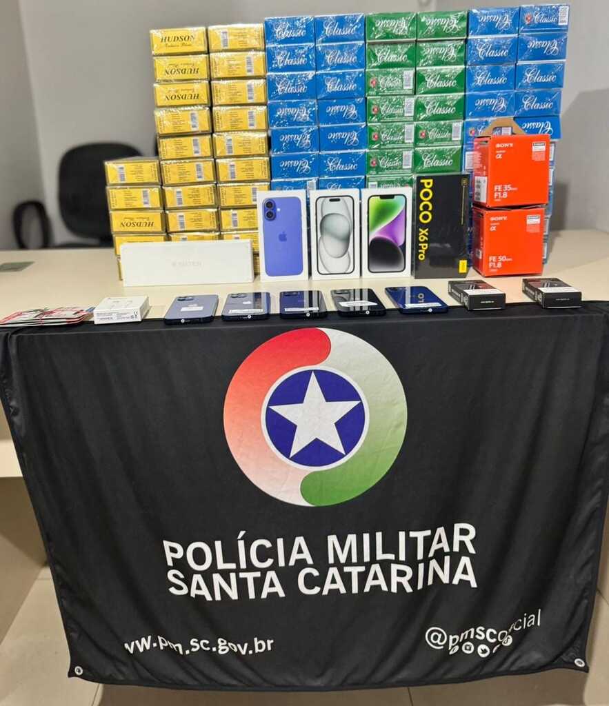 Polícia Militar registra ocorrência de contrabando e descaminho