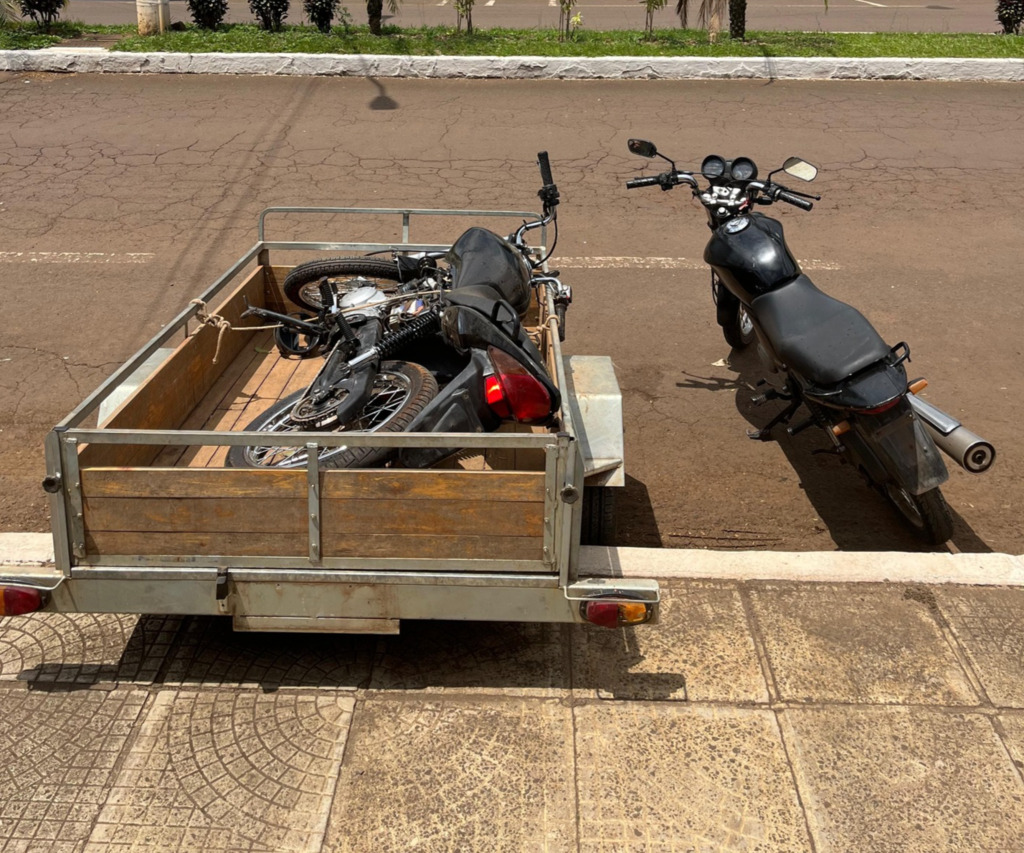 PM recupera duas motocicletas e uma carretinha reboque furtadas em São Miguel do Oeste