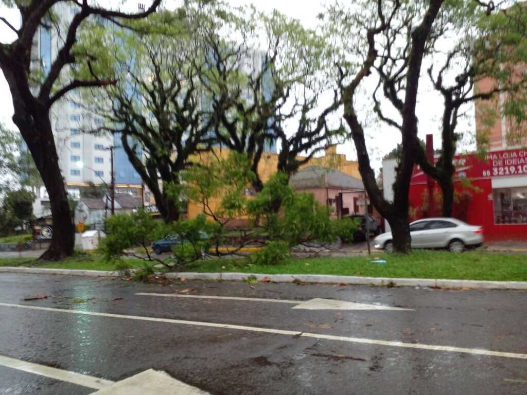 VÍDEO: Defesa Civil registra pelo menos 30 ocorrências em função do temporal em Santa Maria