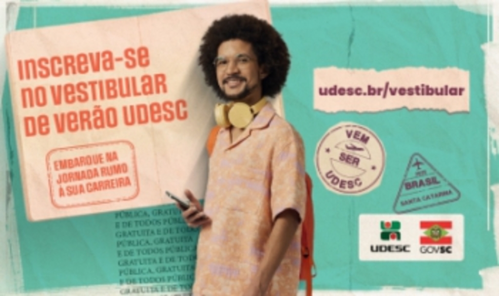 Vestibular de Verão 2025 da Udesc segue com inscrições abertas para 1,7 mil vagas