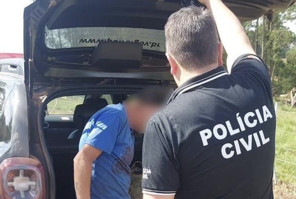 Foto: Polícia Civil - Jovem foi preso na localidade de Cerrito