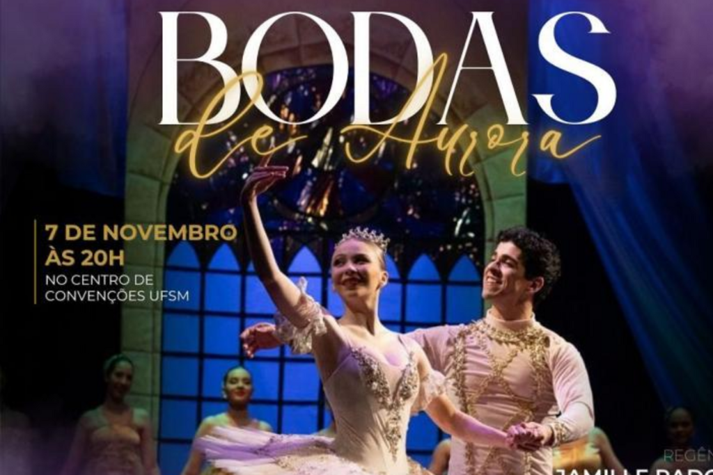 Espetáculo de balé clássico “Bodas de Aurora” será apresentado no Centro de Convenções da UFSM