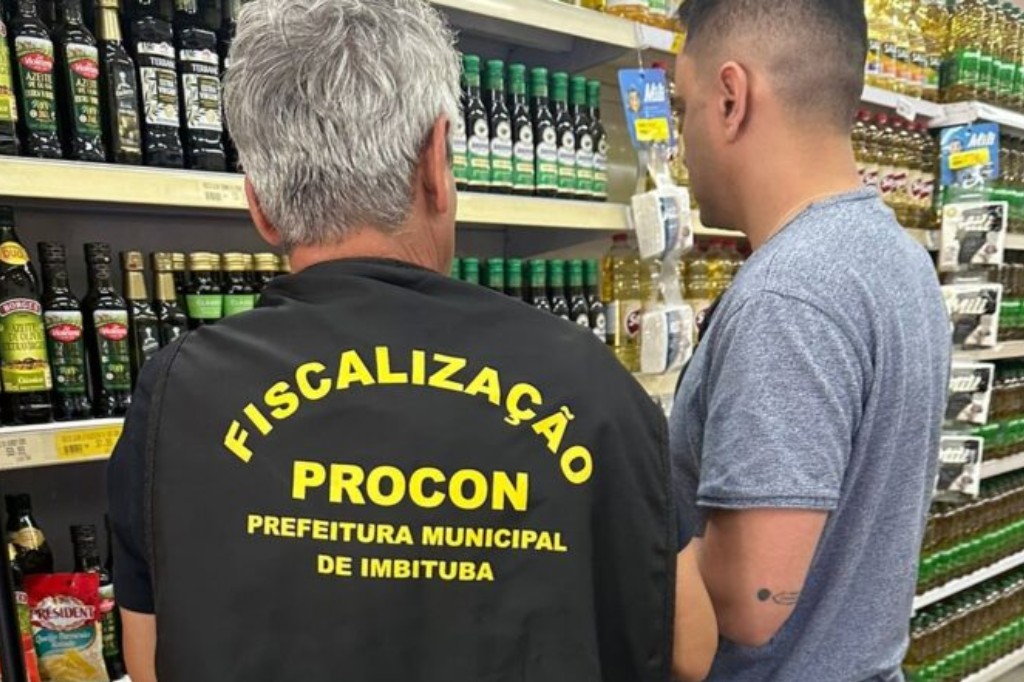 Imagem divulgação Procon - Após alerta Procon intensifica fiscalização de azeites em Imbituba para proteger consumidores