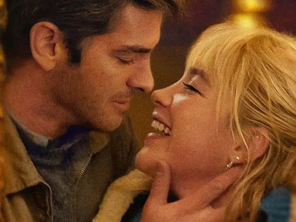 Florence Pugh e Andrew Garfield exalam química e carisma, no novo romance da A24