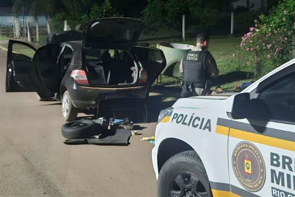 Brigada Militar prende criminosos e evita assalto a residência de idosos em Toropi