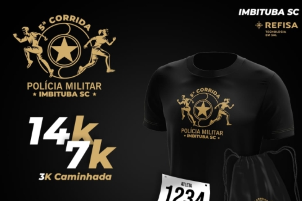 Imagem divulgação - Inscrições abertas; 5ª Corrida Rústica de Imbituba acontecerá no domingo