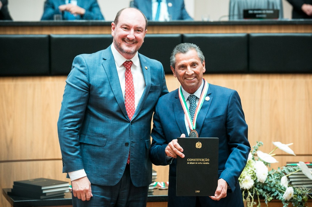 Constituintes catarinenses de 1989 são homenageados em sessão especial