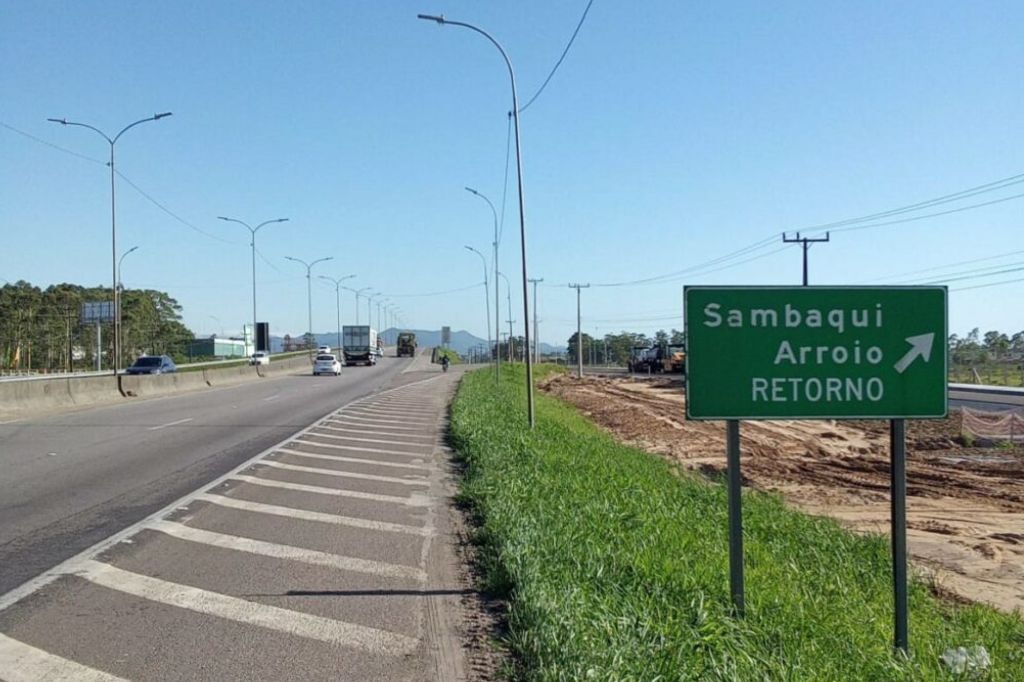 Acesso ao bairro Arroio Rosa em Imbituba é Interditado para Obras na BR-101