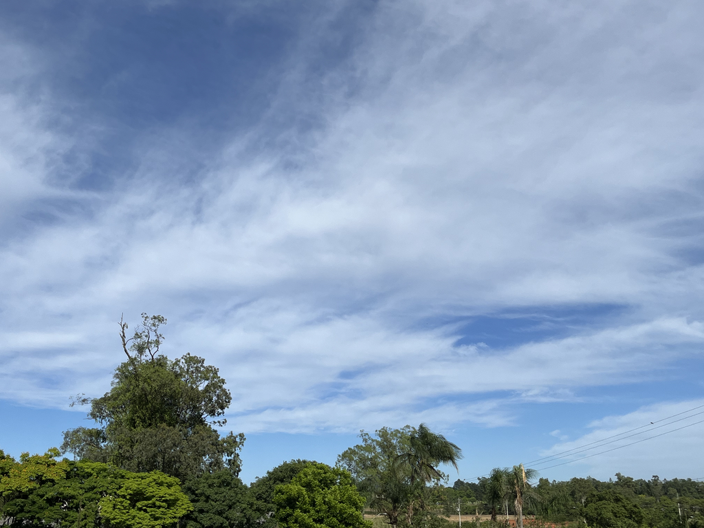 Terça tem sol entre nuvens e temperaturas mais baixas em Santa Maria